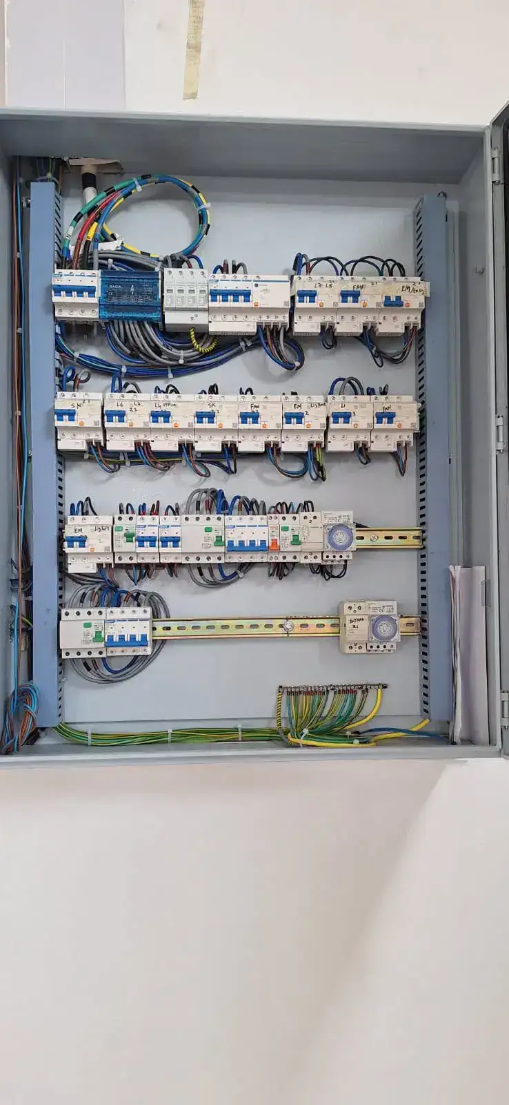 Linear Lighting before installation